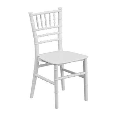 Kids White Resin Chiavari Chair