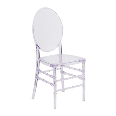 Crystal Ice Stacking Florence Chair