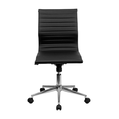 Sona Mid-Back Armless Ribbed Task Chair [F210]